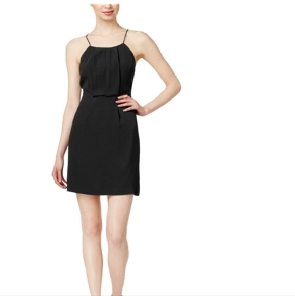 Kensie black lace back lined dress XL - Picture 1 of 7